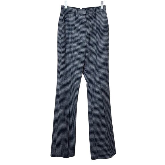 Nanushka Juliet Wool Houndstooth Pants Grey Size S Wool Blend - Picture 4 of 16